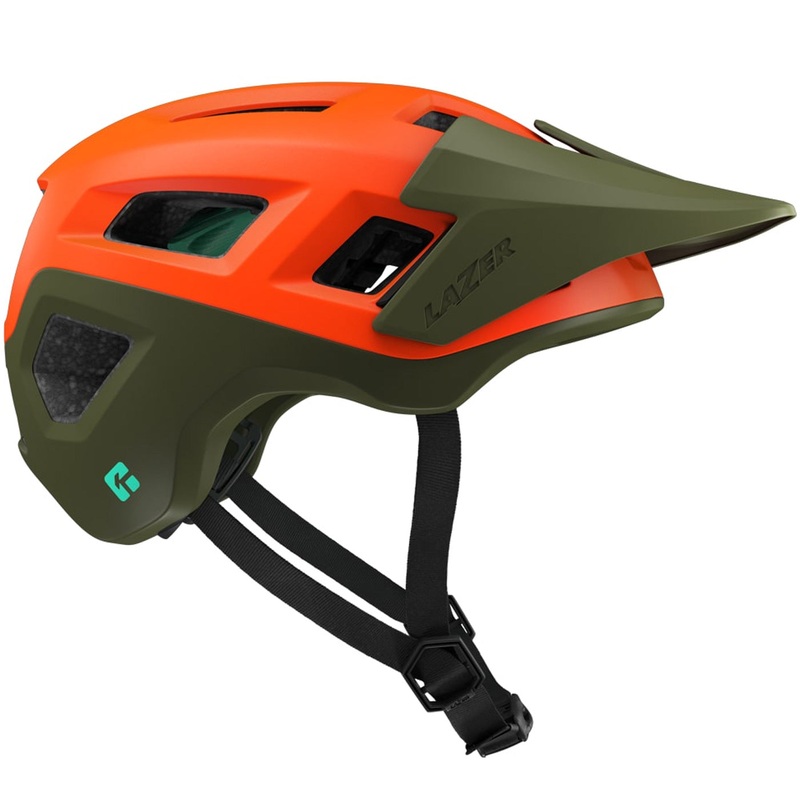 Casco Lazer Coyote KinetiCore – Arancio verde