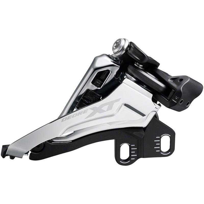 Shimano XT FD-M8100-E Front Derailleur – 2×12 E2-Direct Mount Front Side-Swing BLK