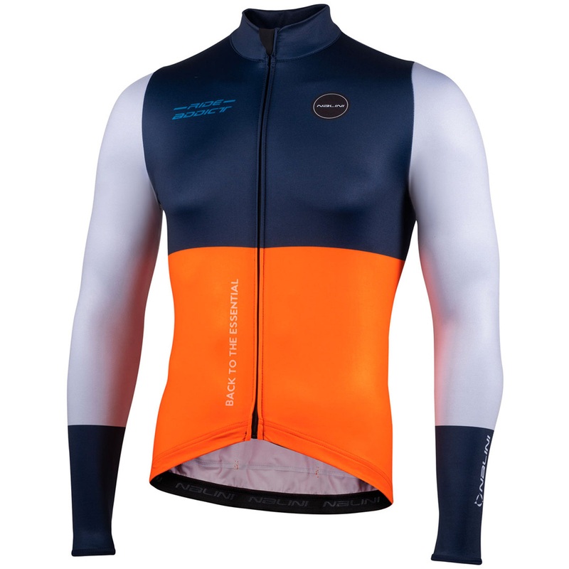 Maglia maniche lunghe Nalini Warm Fit – Blu arancio