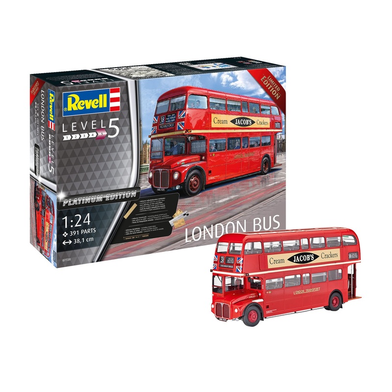 Revell London Bus 1:24 Model Kit Platinum Edition