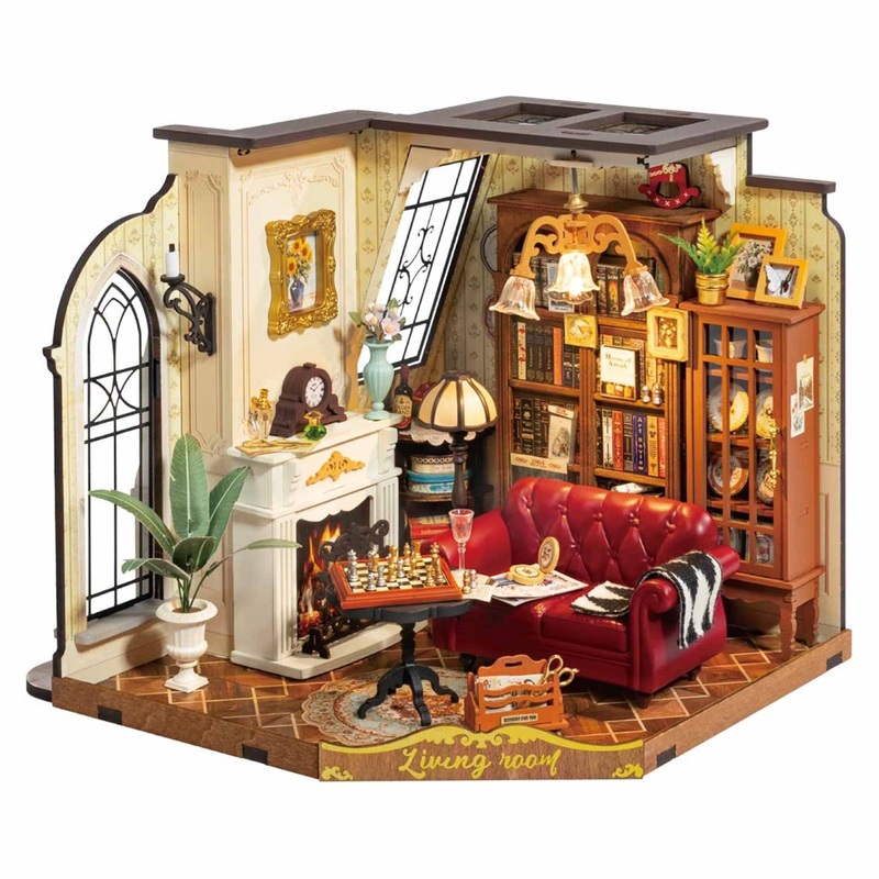 Rolife Catherines Living Room DIY Miniature House DG175 3D Puzzle