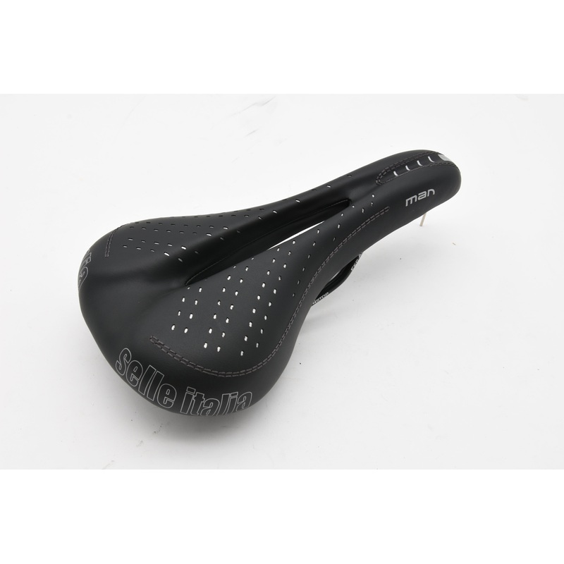 Selle Italia Flow Mens Bike Saddle Black 278mm x 155mm Ergo Comfort Black