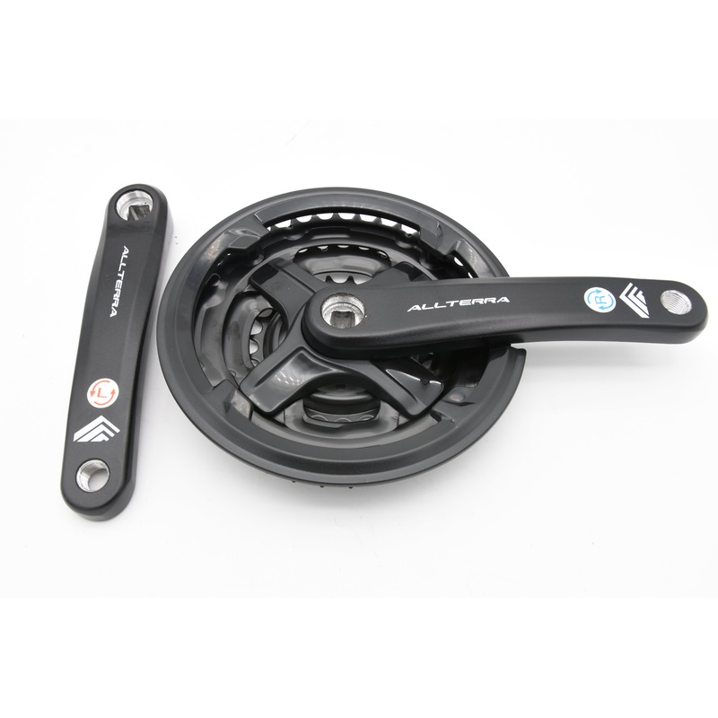All Terra MTB Bike Triple Chainset 42/34/24T Short 165mm Crank Arm Chain Wheel Set