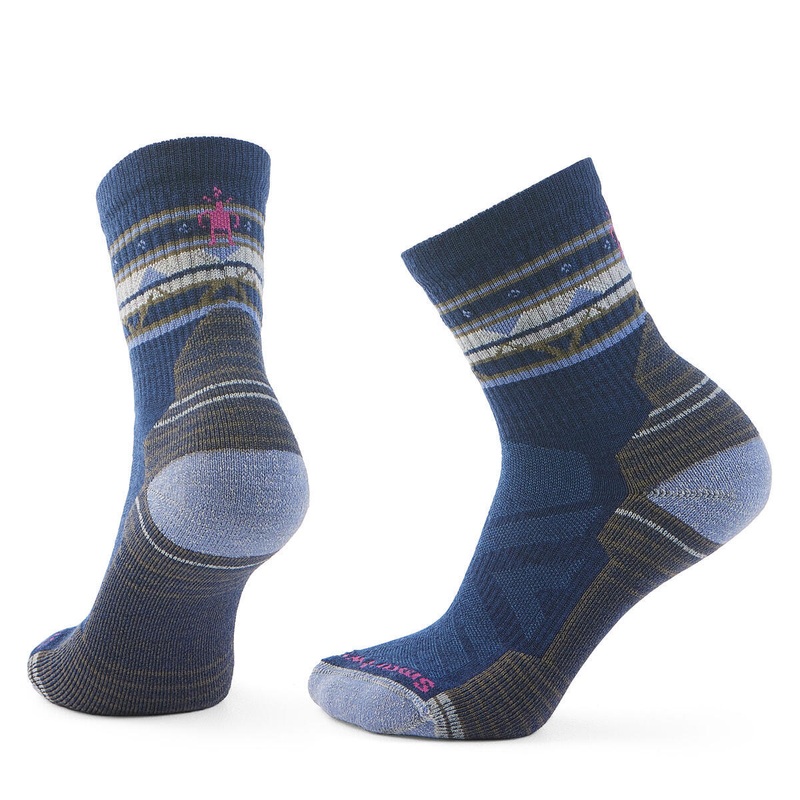 Hike Light Cushion Zig Zag Valley Mid Crew Socks – Women’s