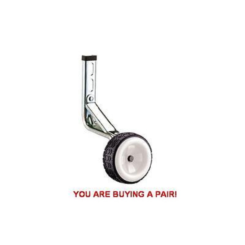PAIR RALEIGH STABILISERS FOR 12INCH WHEEL BIKE EXTRA WIDE TRAINING WHEEL RWM502
