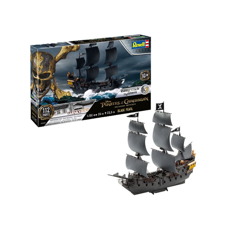 Revell Black Pearl easy-click-system 1:150 Warship Model Kit