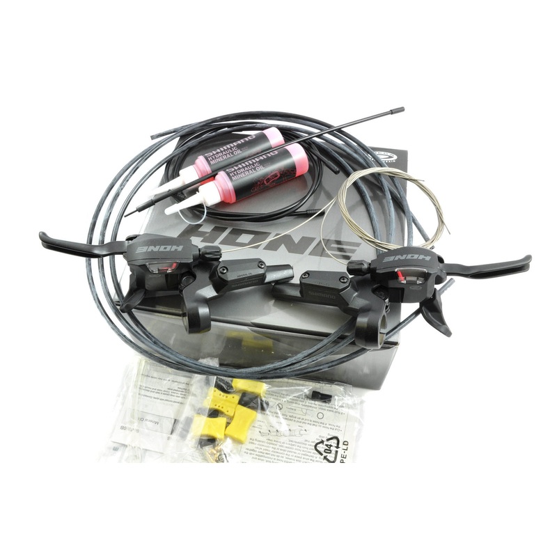 SET SHIMANO ST-M600 HONE DUAL CONTROL HYDRAULIC BRAKE SHIFTERS 9-27 SPEED NEW