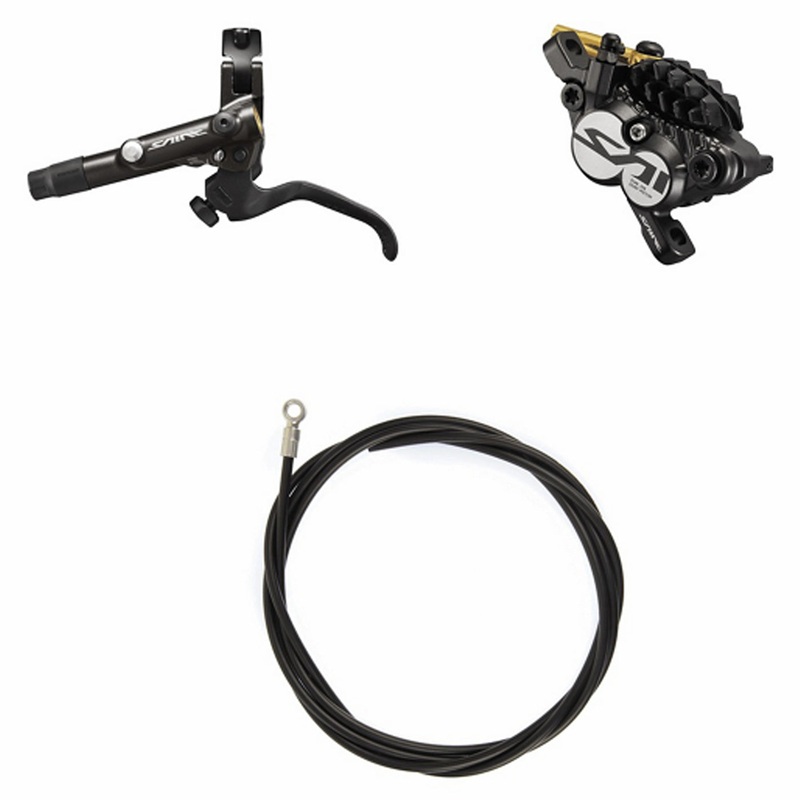 Kit freno a disco idraulico Shimano Saint BL-M820-B-R + BR-M820 – Posteriore