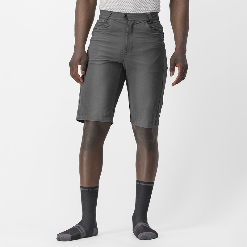 Pantaloncini Castelli Unlimited Baggy – Grigio scuro