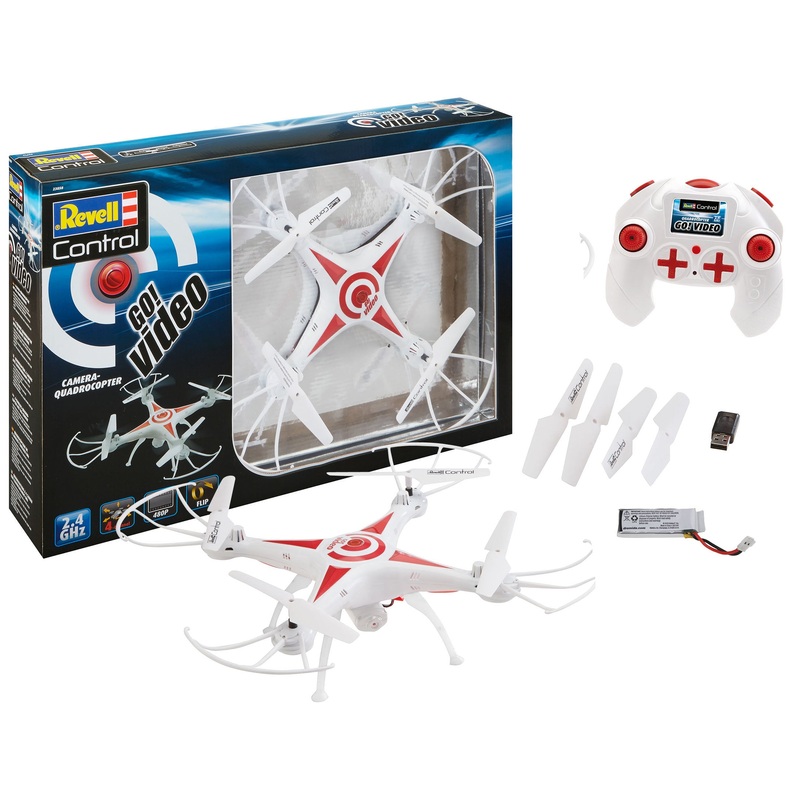 Revell RC Quadrocopter Go! Video Radio Control Helicopter