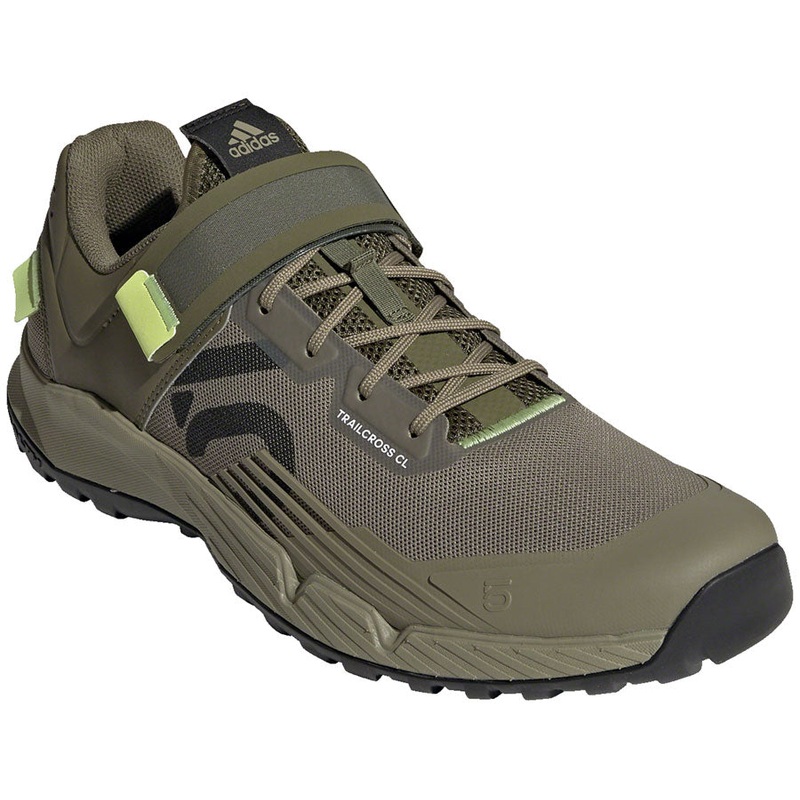 Five Ten Trailcross Mountain Clipless Shoes – Mens Orbit Green/Carbon/Pulse Lime 9.5