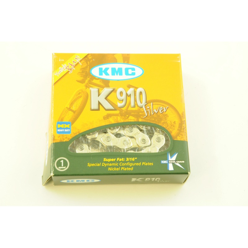 KMC K910 SUPER FAT HEAVY DUTY 1-2 X 3-16 STRONG BMX FREESTYLE CHAIN 100 LINK