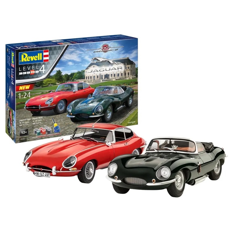 Revell Gift Set Jaguar 100th Anniversary Car Model Kit 1:24