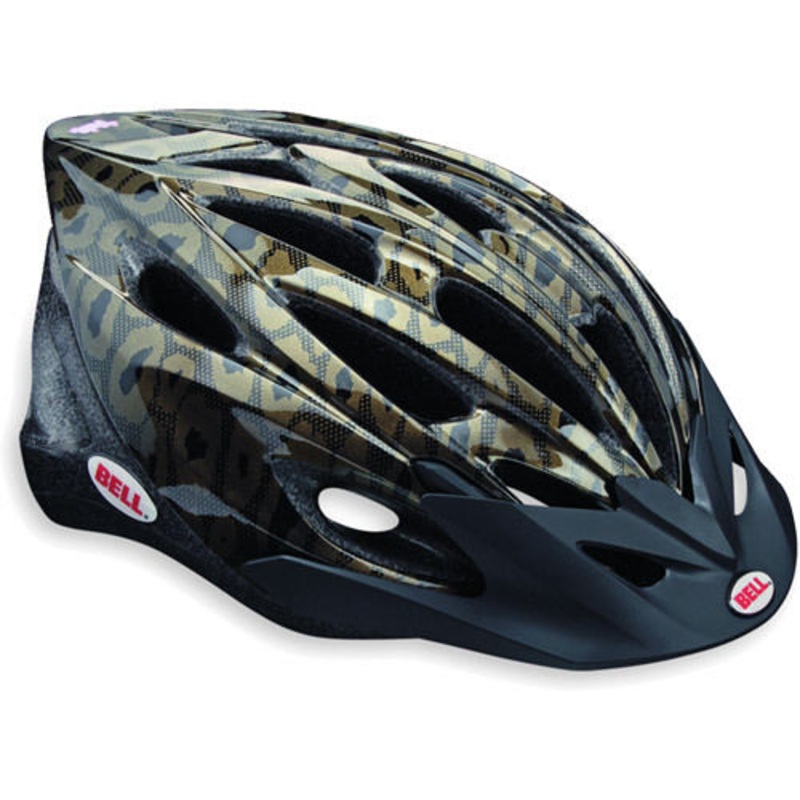BELL VELA GOLD LEOPARD WOMENS BIKE HELMET LADIES CYCLE 50-57cm IDEAL PRESENT