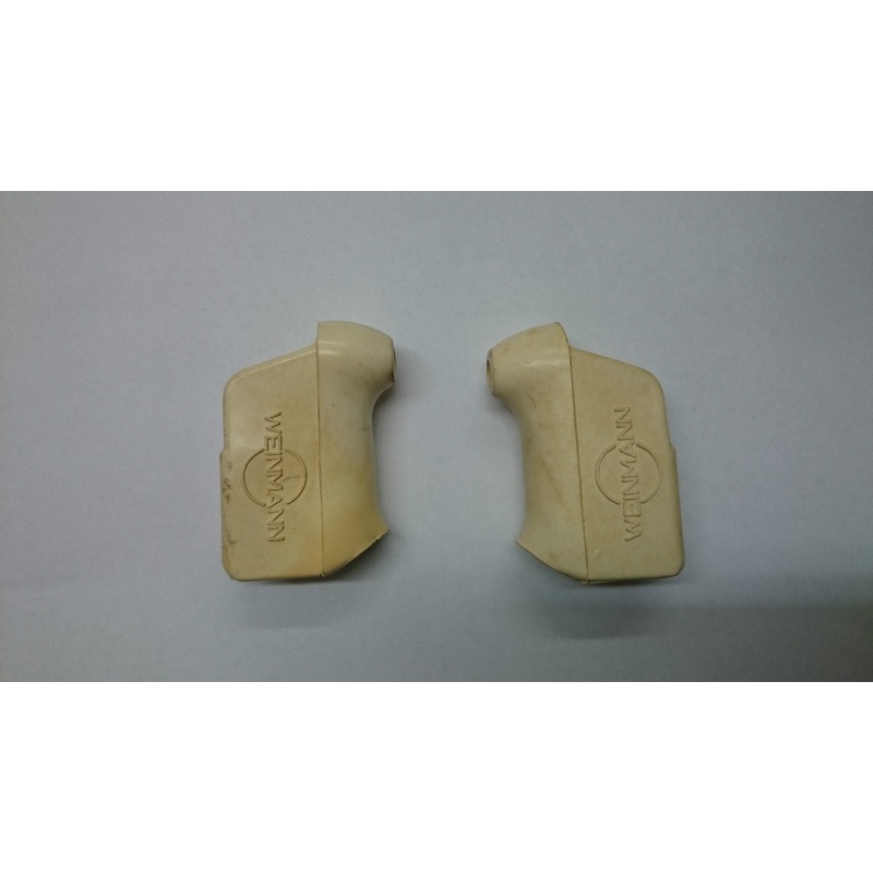 RARE 70’s 80’s WEINMANN RACING CREAM BRAKE LEVER HOODS SPORTS ROAD BIKE NOS