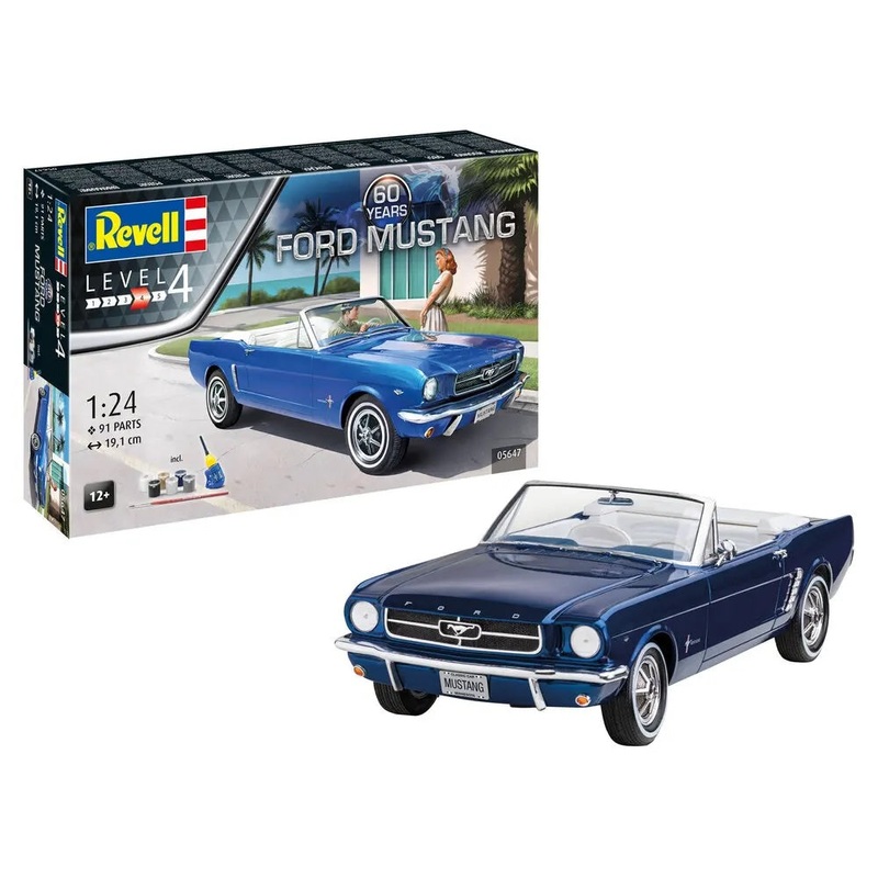 Revell Gift Set Ford Mustang 60th Anniversary Car Model Kit 1:24