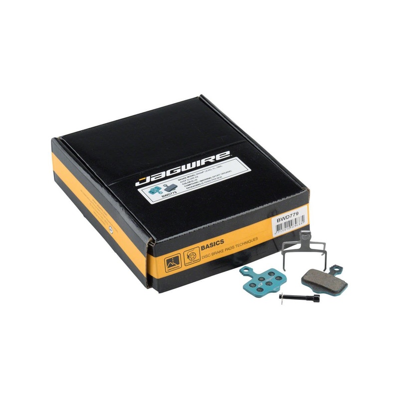 Jagwire Disc Brake Pads (Avid Elixir R/CR/CR Mag, Sram Level/DB/XO/XX) (Organic) (Sport Compound) (25 Pairs)