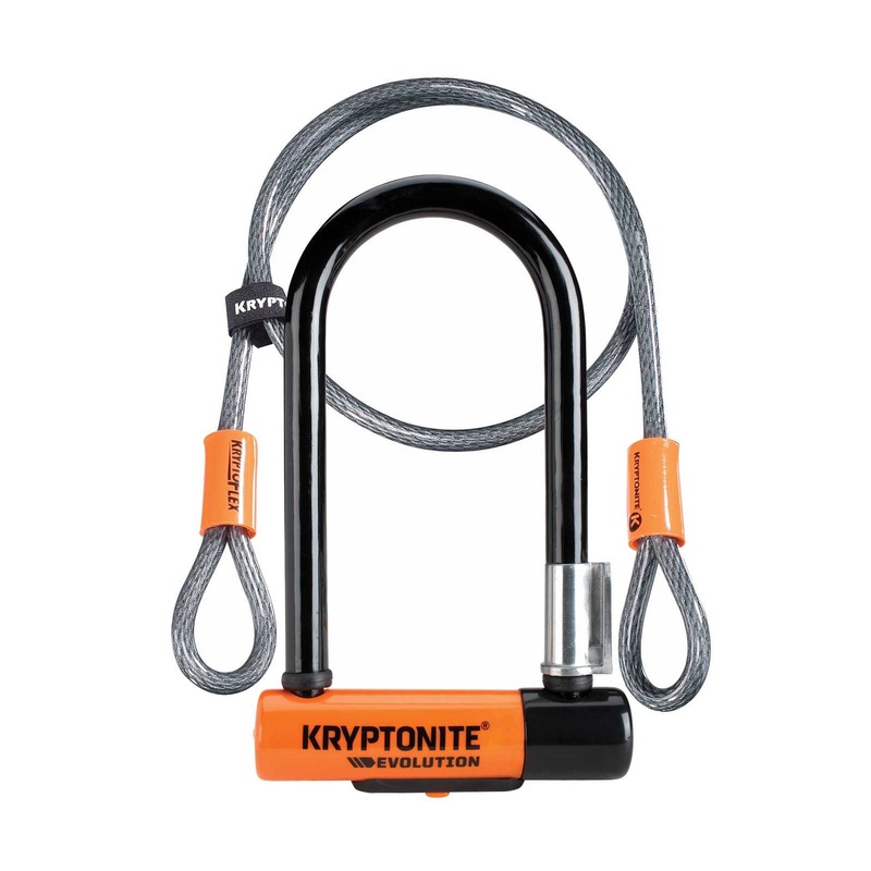 Kryptonite Evolution Mini 7 Bike D Lock With 4′ Cable