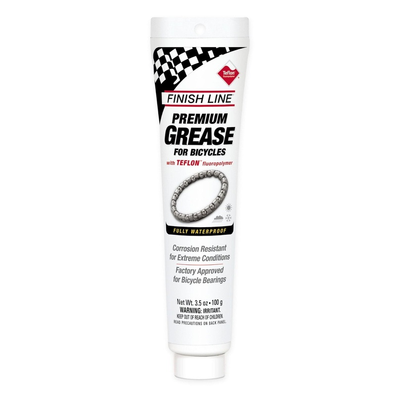 Finish Line Premium Synthetic Teflon Grease Tube 3.5oz / 100g Bike Grease