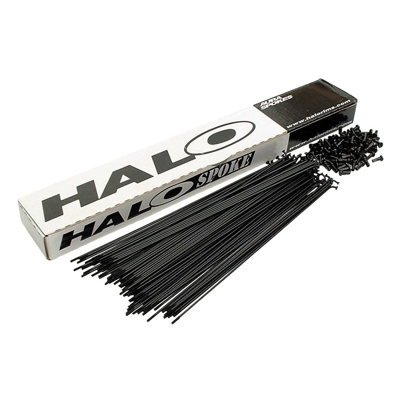 Halo Plain Gauge 14g 244mm Bike Spokes