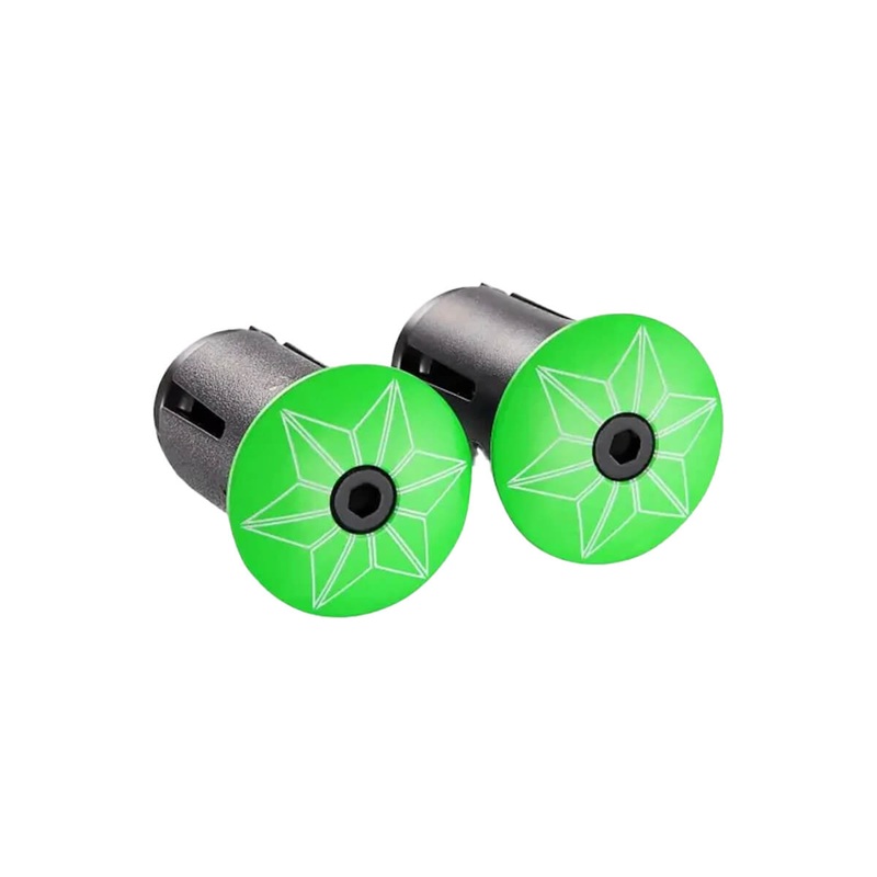 Supacaz Bar End Plugs|PAIR|GREEN