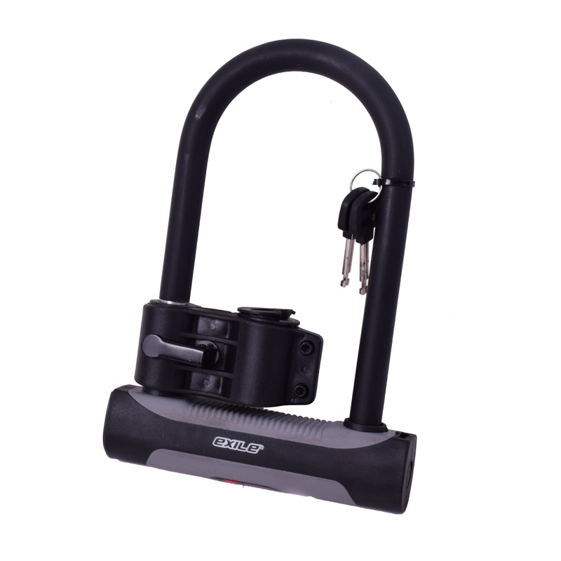 ANTI-THEFT BIKE HEAVY DUTY SHACKLE D-LOCK CLAUD BUTLER REINFORCED 180mm x 245mm