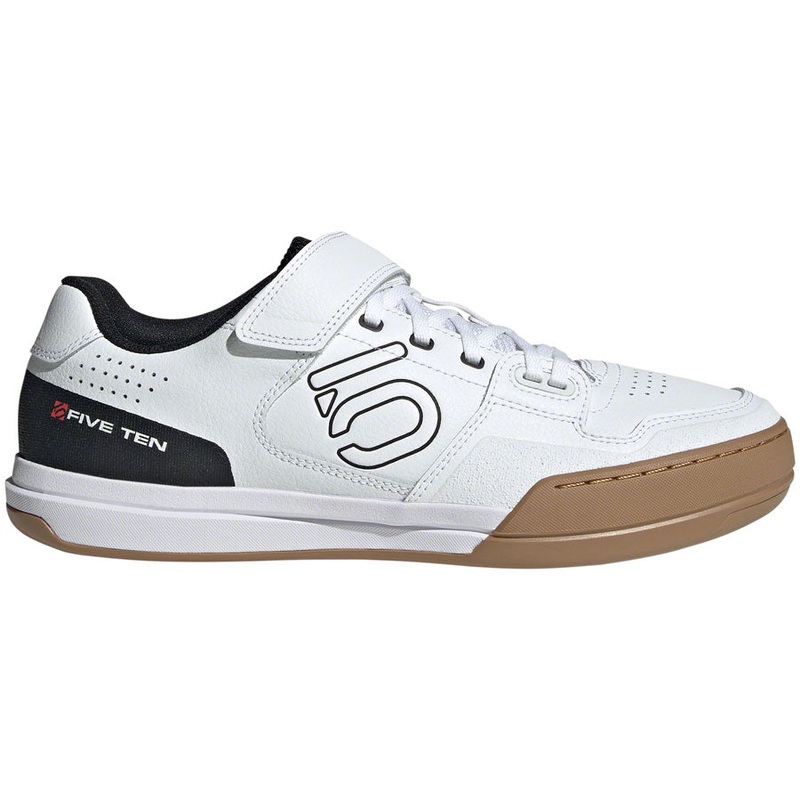 Five Ten Hellcat Mountain Clipless Shoes – Mens FTWR White/Core BLK/Red 6.5