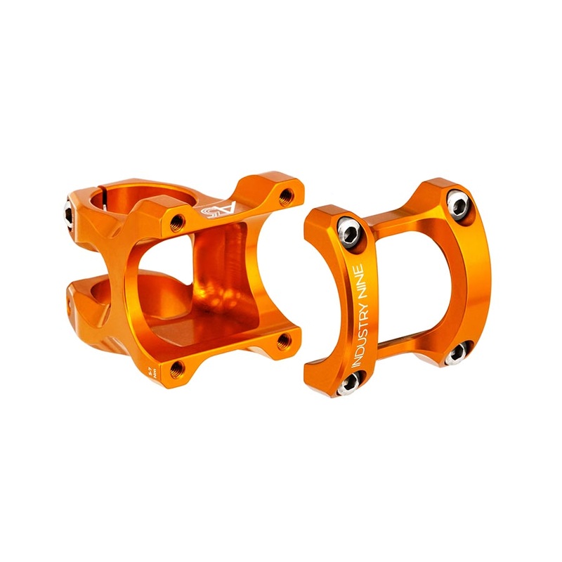 Industry Nine A35 Stem – 40mm 35 Clamp +/-8 1 1/8 Aluminum Orange