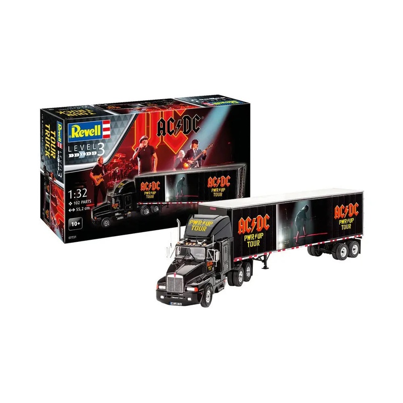 Revell AC/DC Tour Truck Power Up Truck Model Kit 1:32