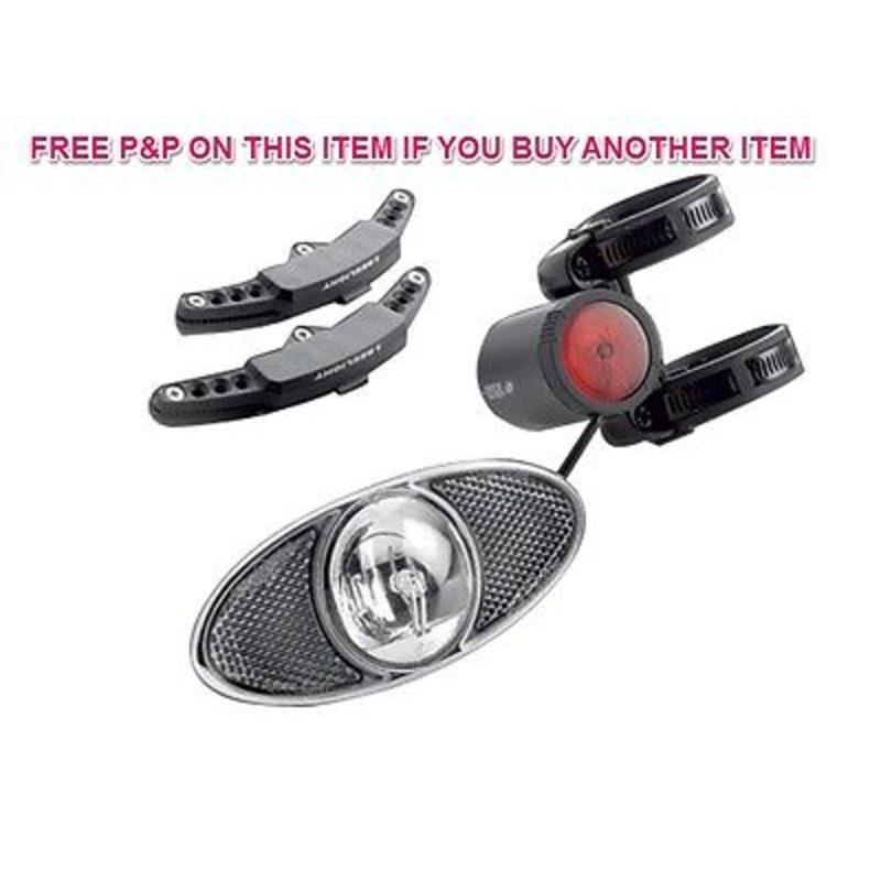 REELIGHT SL620 FRONT BASKET MOUNTED LED LIGHT NO BATTERY WHEEL DRIVEN FREE  -50%
