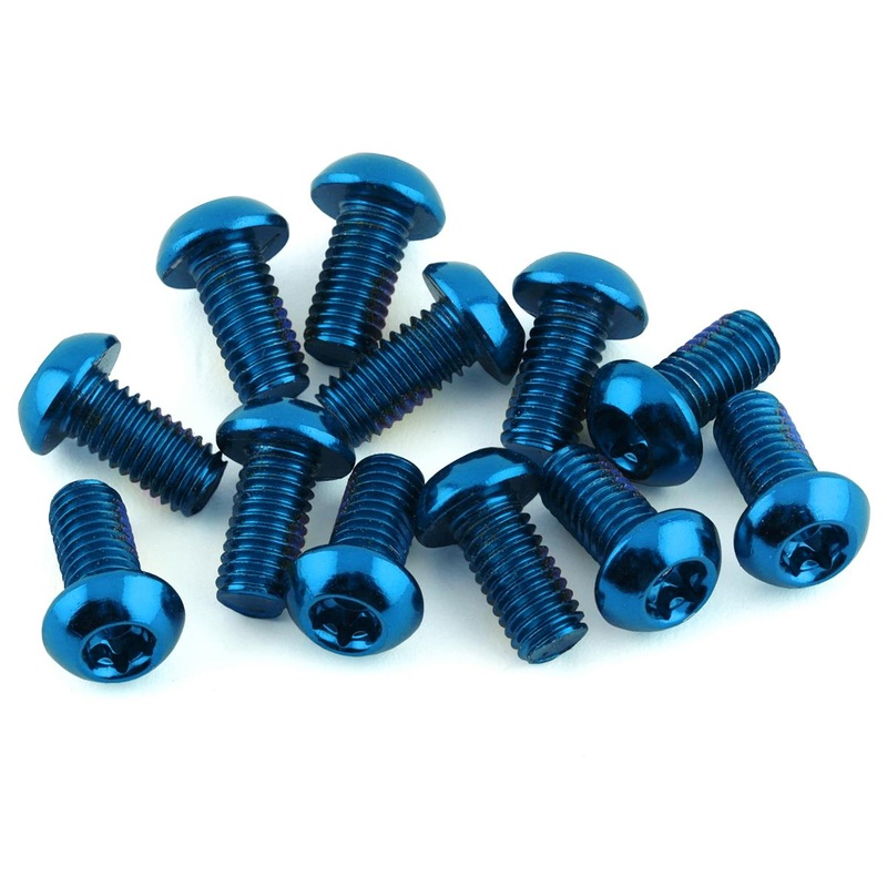 Reverse Components Disc Rotor Bolts (Blue) (M5 x 10) (12)