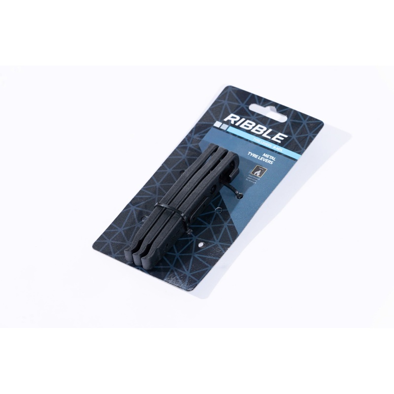 Ribble Metal Core Handy Bike Cycle Tyre Levers R-TL12 Black Pocket Size Black