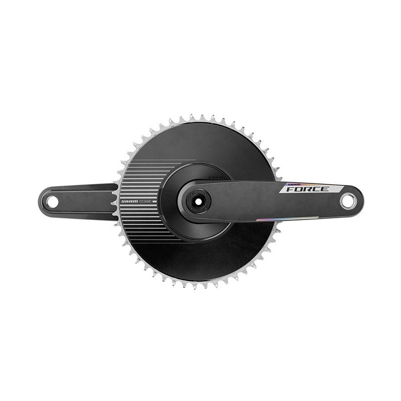 SRAM Force 1x Aero E1 Crankset Speed: 12/13 Spindle: 28.99mm BCD: Direct Mount SRAM 8 Bolt 50 DUB 170mm Black Road