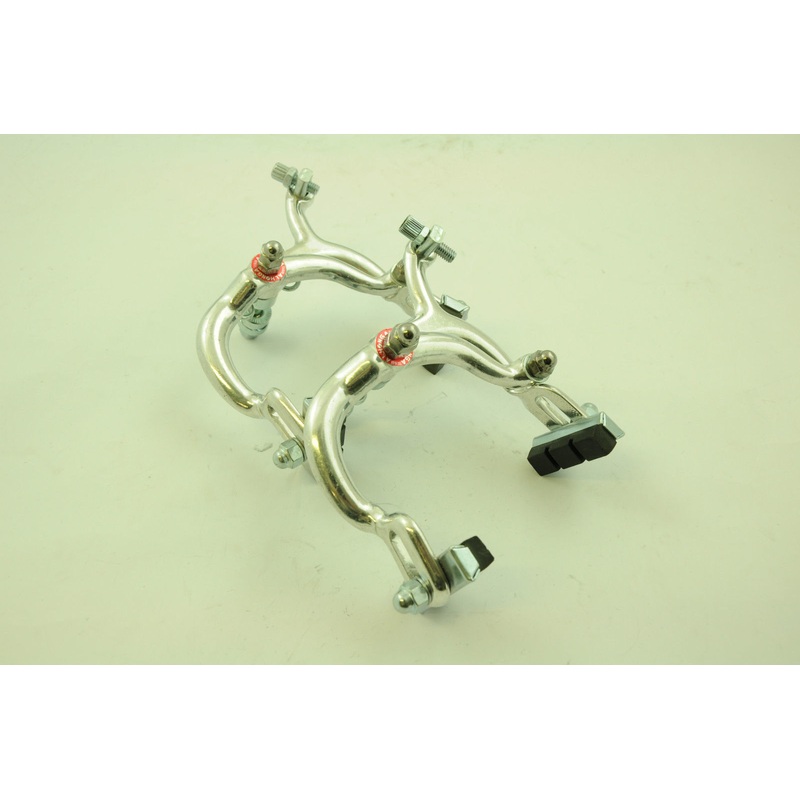 ALLOY BRAKE CALIPERS VINTAGE, ROAD TOWN SHOPPER BIKE MAX 81mm REACH ROUND BRIDGE