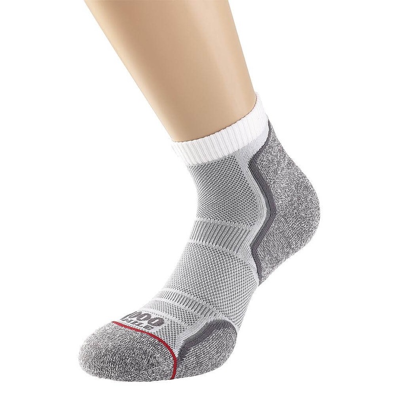 Anklet Ladies Socks White/Grey Small