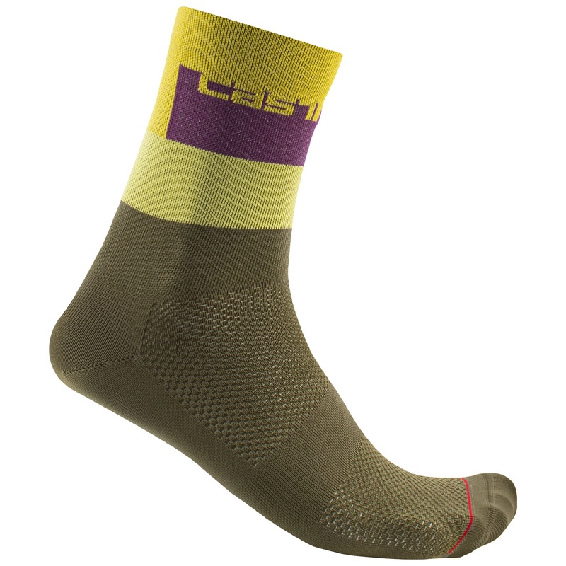 Calze Castelli Blocco 15 – Verde giallo