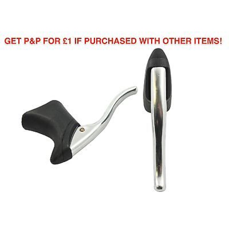 RACING BIKE AERO HOODED ALLOY RACE BRAKE LEVERS FOR DROP HANDLEBARS SUIT FIXIE’s