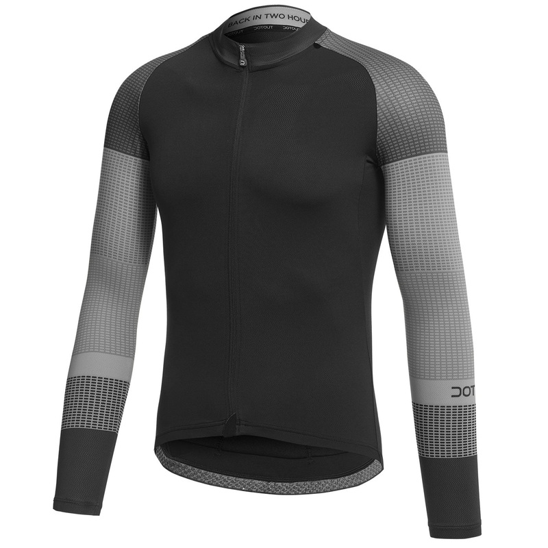 Maglia maniche lunghe Dotout Block – Nero grigio