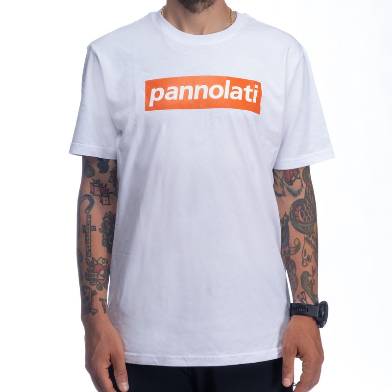 T-shirt Pannolati Logo|XS|S|M|L|XL|Bianco