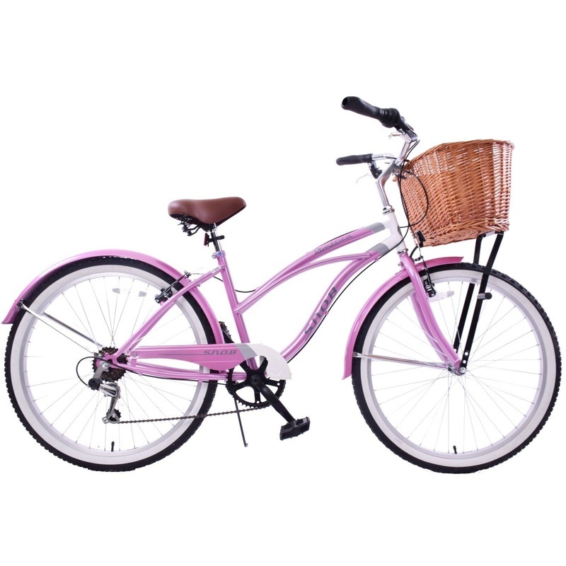 LIFESTYLE LADIES BICYCLE USA 16 BEACH CRUISER CLASSIC CALIFORNIA STYLE+BASKET