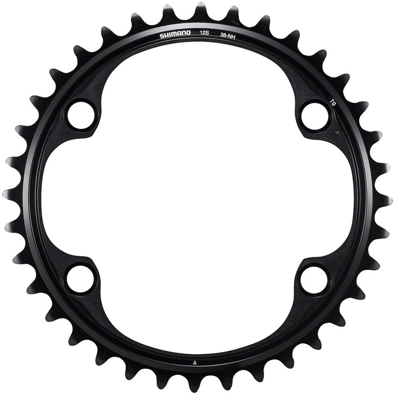 Shimano Dura-Ace FC-R9200 12-Speed Chainring – 36t Asymmetric 110 BCD BLK NH