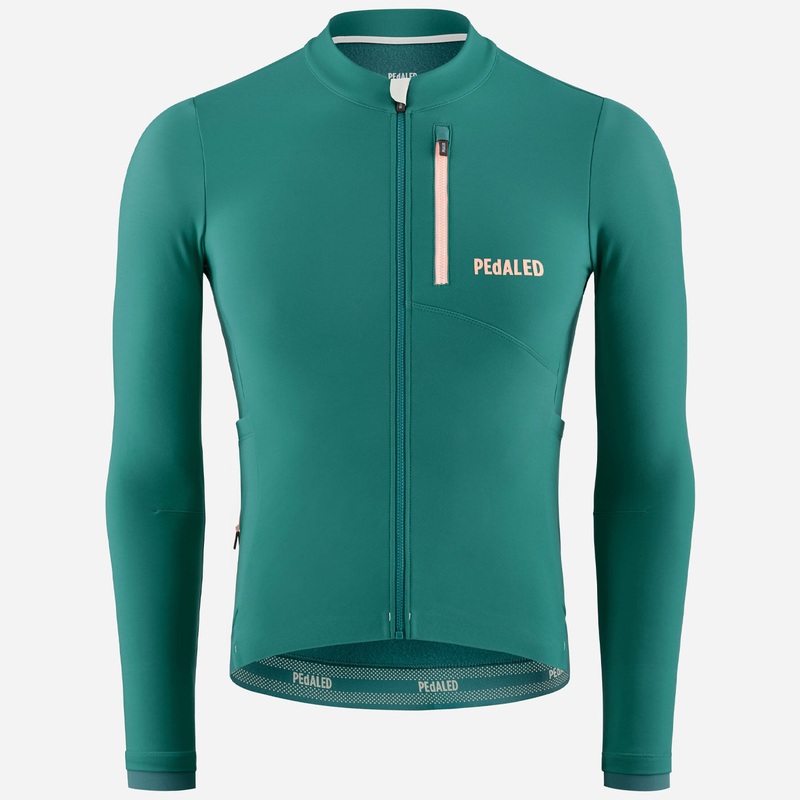 Maglia maniche lunghe Pedaled Odyssey – Verde