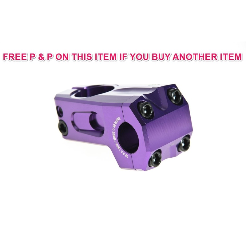 SALT PLUS DELTA HANDLEBAR STEM FRONT LOADER PURPLE 50mm REACH,50% OFF RRP