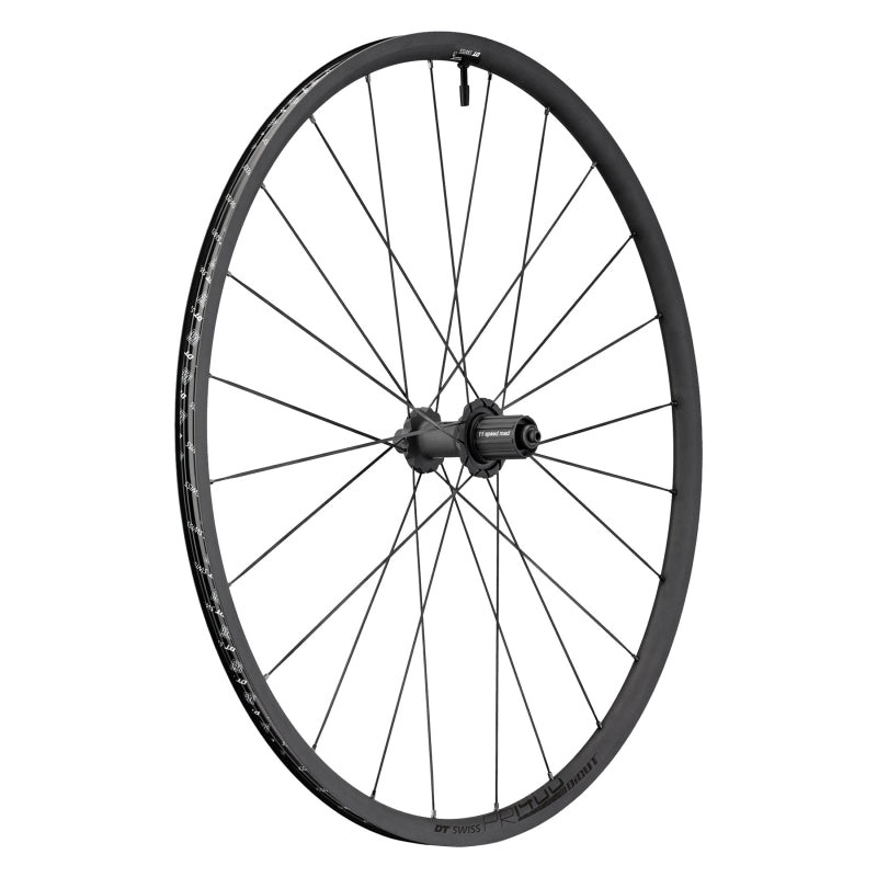 DT Swiss PR 1400 DiCut OXiC Rear Wheel – 700 QR x 130mm Rim Brake HG11 Road/XDR Ratchet 36 SL BLK 21mm
