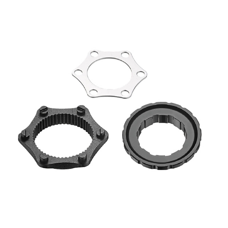 Shimano Pattern Centerlock to 6-bolt 12/20mm Thru-Axle Rotor Adaptor