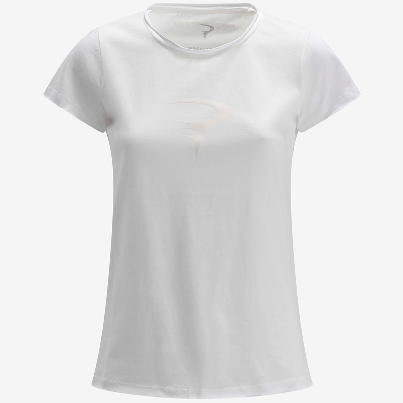 T-Shirt donna Pinarello Big Logo – Bianco