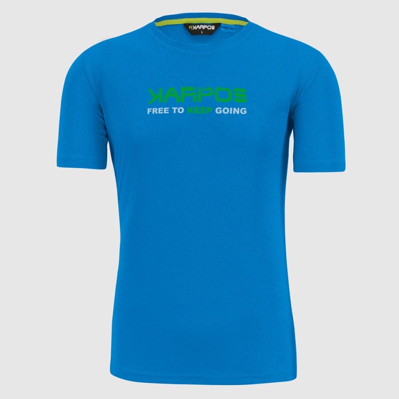 T-Shirt Karpos Val Federia – Blu