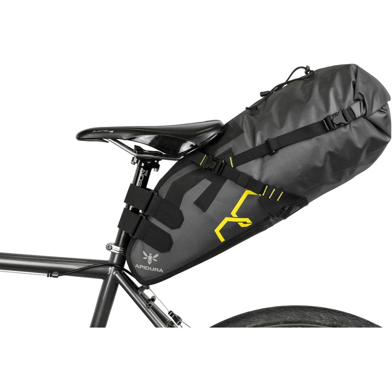 Expedition Saddle Pack – 14L|Grey/Yellow|14L