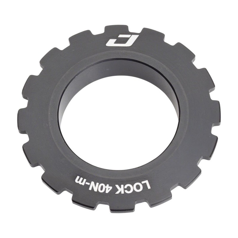 Jagwire Centerlock Disc Brake Rotor Lock Ring (Black ) (For 15-20mm Axles) (Alloy)