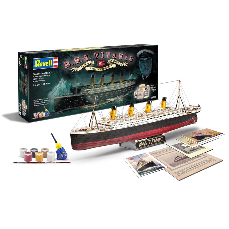 Revell Titanic 100th Anniversary Special Edition Gift Set Ocean Liner Model Kit 1:400 05715